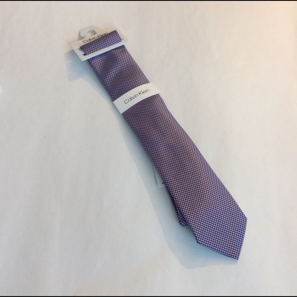 Calvin Klein Men’s Tie Purple NWT - Picture 4 of 7
